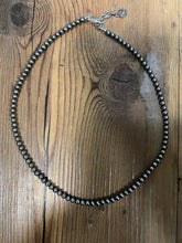 Load image into Gallery viewer, 4mm Navajo Pearl 20&quot; Necklace
