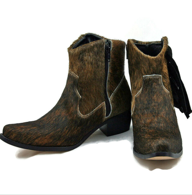 Agave Sky Brindle Ankle Boot