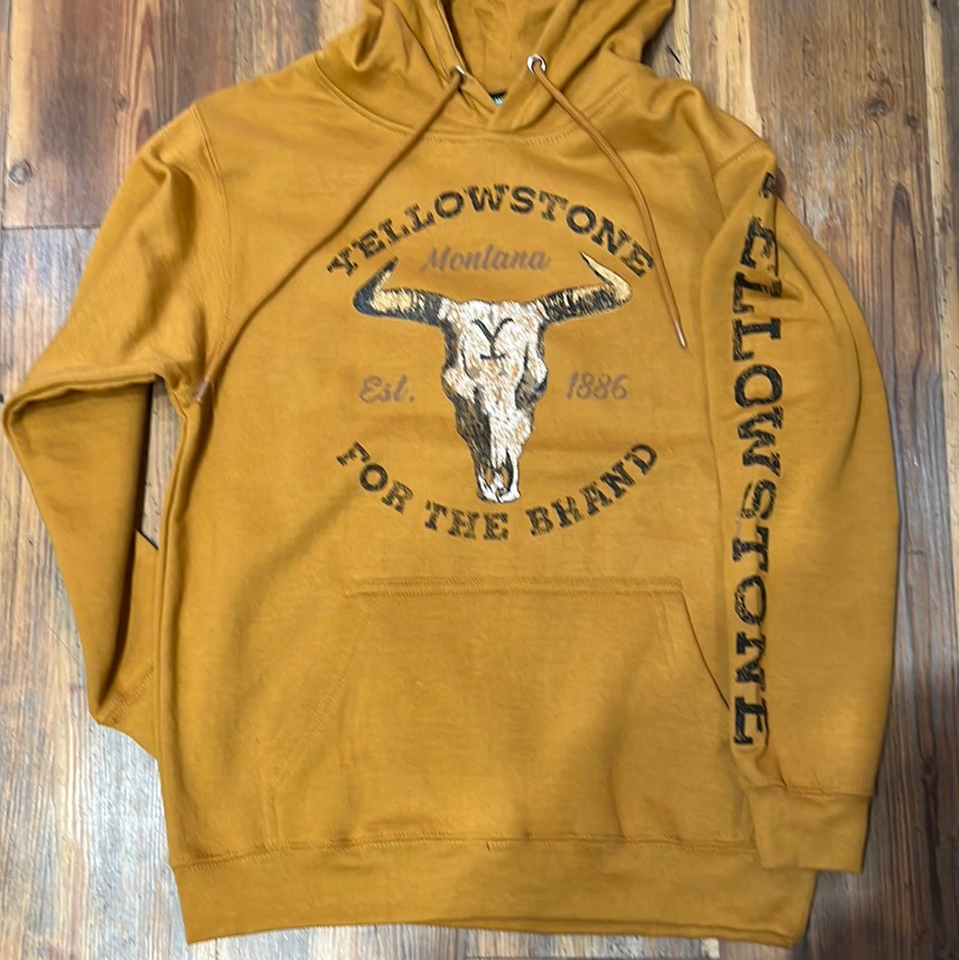 Yellowstone steerhead sweatshirt