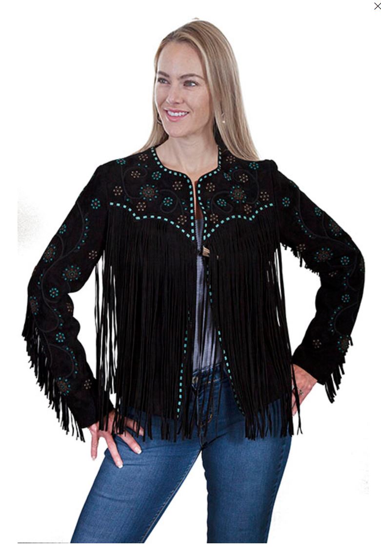 Scully Fringe and Beaded Jacket