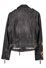 Load image into Gallery viewer, Scully Embroidered Moto jacket
