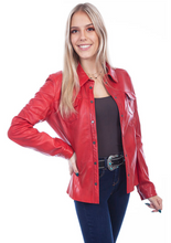 Load image into Gallery viewer, Scully Red Lamb Shirt Jacket
